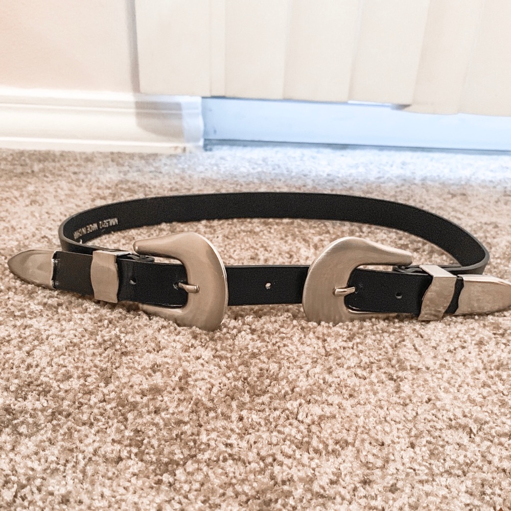 LuLus Western Style Belt - Black